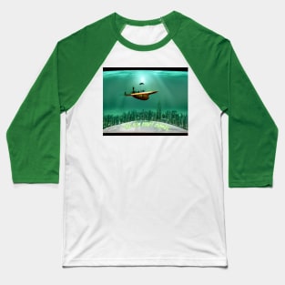 Underwater plane boat city/ slimgoody Baseball T-Shirt